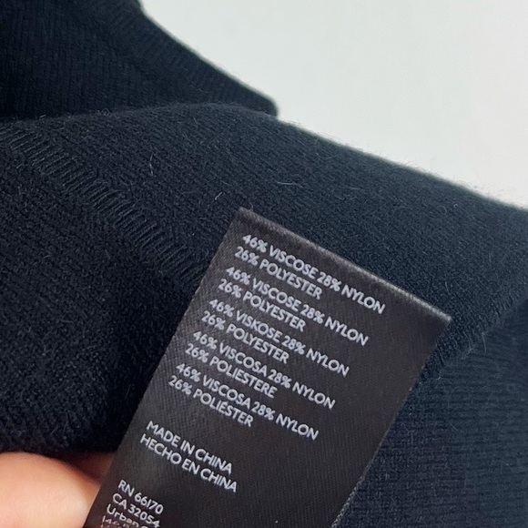 NWT Anthropologie Sweetheart Mesh Sweater Tank Top in Black - Picture 9 of 9